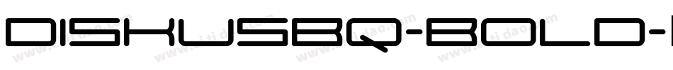 DiskusBQ-Bold字体转换