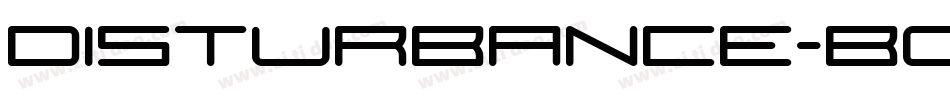 Disturbance-Bold字体转换