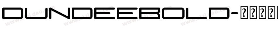 DundeeBold字体转换
