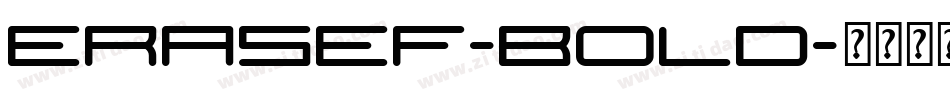 ErasEF-Bold字体转换