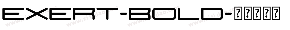 Exert-Bold字体转换