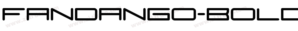 Fandango-Bold字体转换