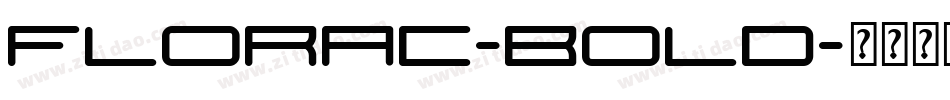 FloraC-Bold字体转换
