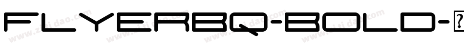 FlyerBQ-Bold字体转换