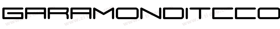 GaramondITCCondensedBQ-Bold字体转换