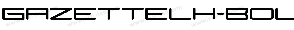 GazetteLH-Bold字体转换