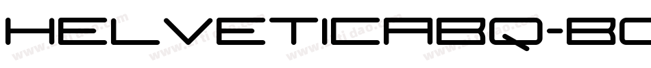 HelveticaBQ-Bold字体转换