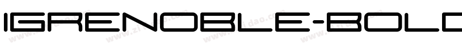 Igrenoble-Bold字体转换