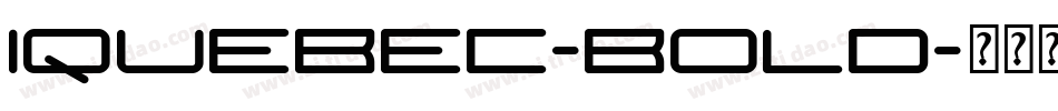 Iquebec-Bold字体转换