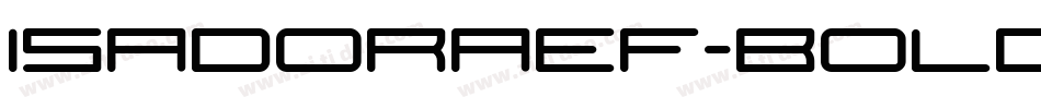 IsadoraEF-Bold字体转换