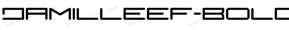 JamilleEF-Bold字体转换