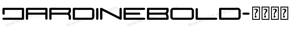 JardineBold字体转换