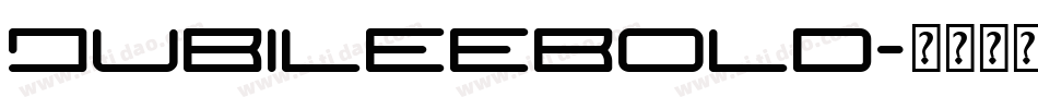 JubileeBold字体转换