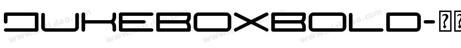 JukeboxBold字体转换