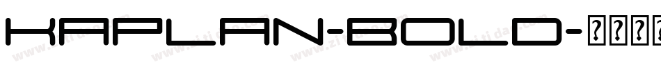 Kaplan-Bold字体转换