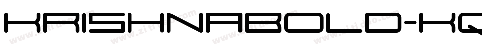 KrishnaBold-KqB7字体转换