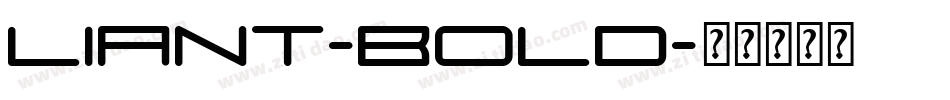 Liant-Bold字体转换