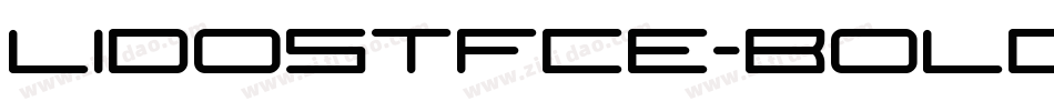 LidoSTFCE-Bold字体转换