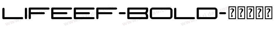 LifeEF-Bold字体转换