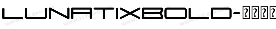 LunatixBold字体转换
