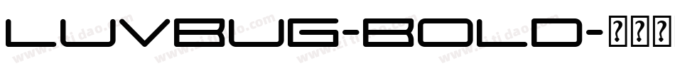 Luvbug-Bold字体转换