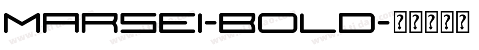 Marsei-Bold字体转换