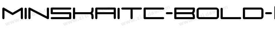 MinskaITC-Bold字体转换