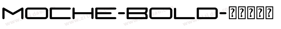 Moche-Bold字体转换