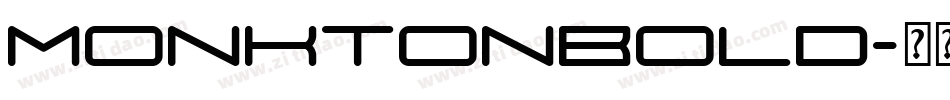 MonktonBold字体转换