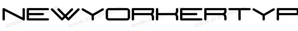 NewyorkertypeBold字体转换