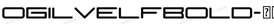 OgilveLFBold字体转换