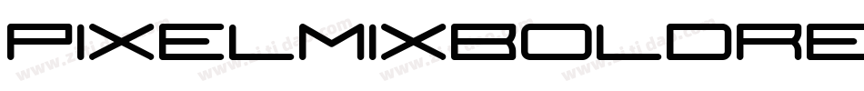 PixelmixBoldRegular-jWDO字体转换