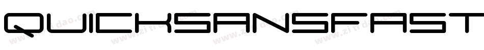 QuicksansFastICG-Bold字体转换