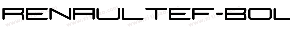 RenaultEF-Bold字体转换