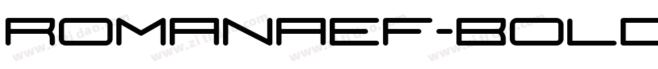 RomanaEF-Bold字体转换