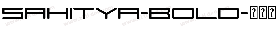 Sahitya-Bold字体转换