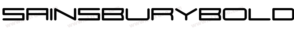 SainsburyBold字体转换