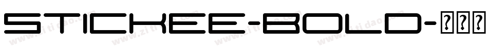 Stickee-Bold字体转换
