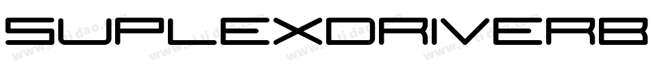 SuplexdriverBoldOblique-0rxz字体转换