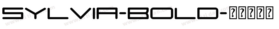 Sylvia-Bold字体转换