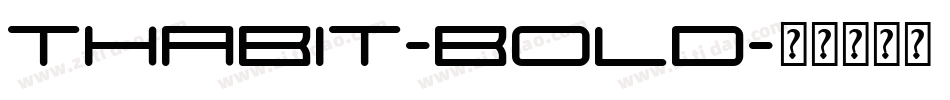 Thabit-Bold字体转换