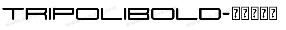 TripoliBold字体转换