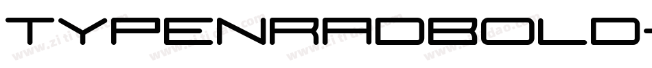 TypenradBold字体转换