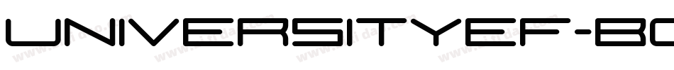 UniversityEF-Bold字体转换