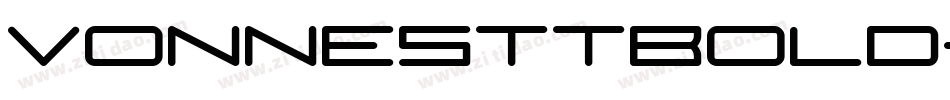 VonnesTTBold字体转换