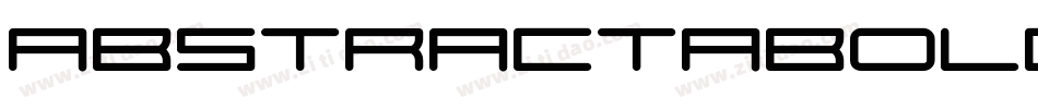 AbstractaBold-PqGP字体转换