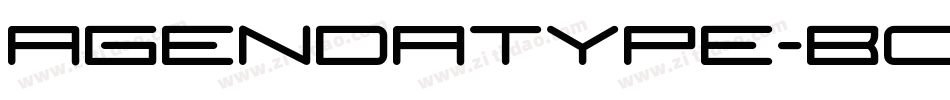 Agendatype-Bold字体转换