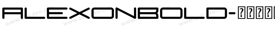 AlexonBold字体转换