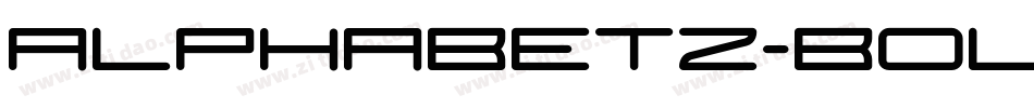 Alphabet2-Bold字体转换