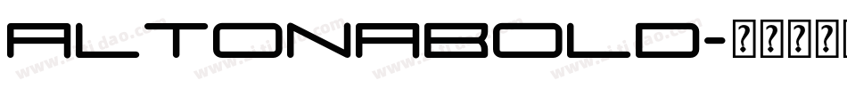 AltonaBold字体转换